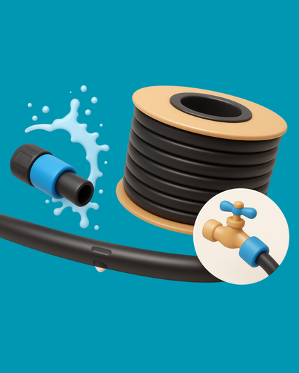 100Mts Cinta de Riego Aquatraxx 8mil + 1 Adaptador a Llave