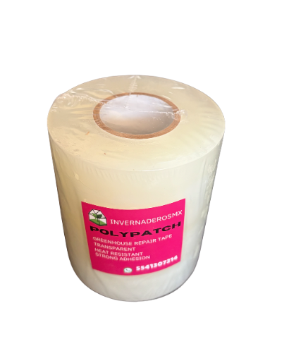 Cinta Polypatch Reparación Plástico Invernadero 4" x 30m