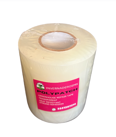 Cinta Polypatch Reparación Plástico Invernadero 4" x 50m