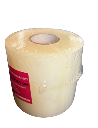 Cinta Polypatch Reparación Plástico Invernadero 4" x 50m