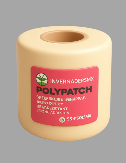 Cinta Polypatch Reparación Plástico Invernadero 4" x 50m